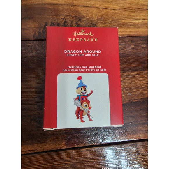 Hallmark Disney Chip n' Dale Dragon‎ Around Christmas ornament - Picture 1 of 7